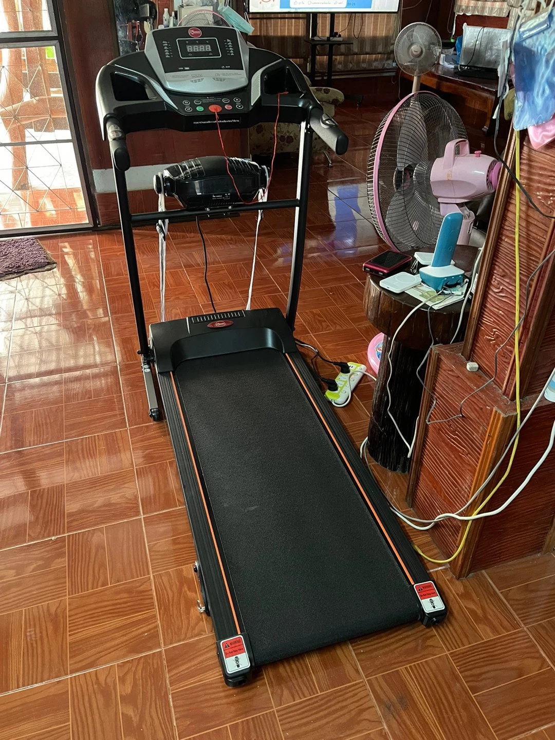 6990ทักแชทผ่อน0%ค่าส่ง 0บ.ลู่วิ่งไฟฟ้า รับประกัน10ปีมอเตอร์ 3แรง มีเครื่องนวด เชื่อมต่อ ZWIFT ปรับความชันได้วัดชีพจร