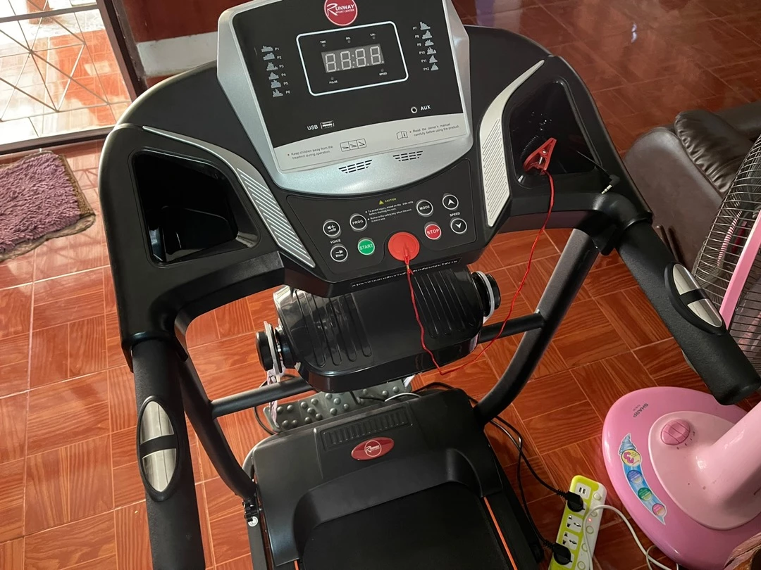 6990ทักแชทผ่อน0%ค่าส่ง 0บ.ลู่วิ่งไฟฟ้า รับประกัน10ปีมอเตอร์ 3แรง มีเครื่องนวด เชื่อมต่อ ZWIFT ปรับความชันได้วัดชีพจร