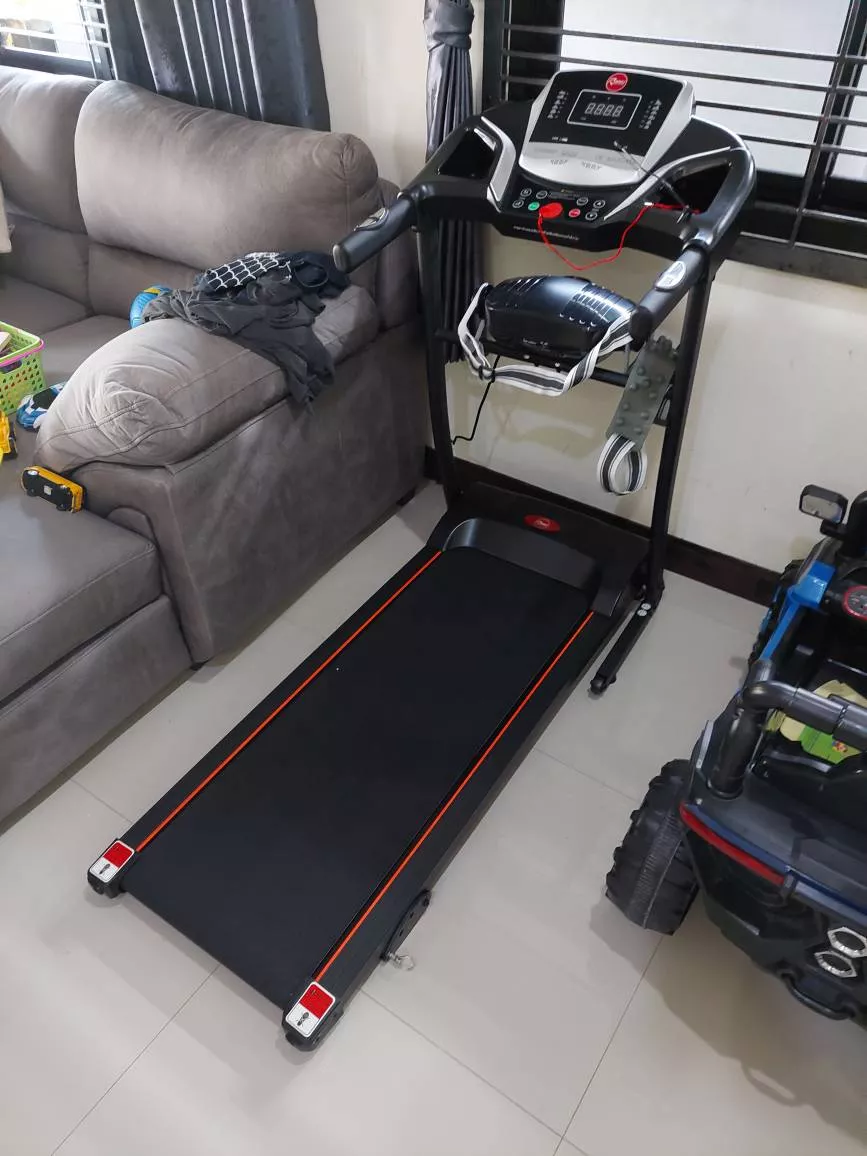 6990ทักแชทผ่อน0%ค่าส่ง 0บ.ลู่วิ่งไฟฟ้า รับประกัน10ปีมอเตอร์ 3แรง มีเครื่องนวด เชื่อมต่อ ZWIFT ปรับความชันได้วัดชีพจร